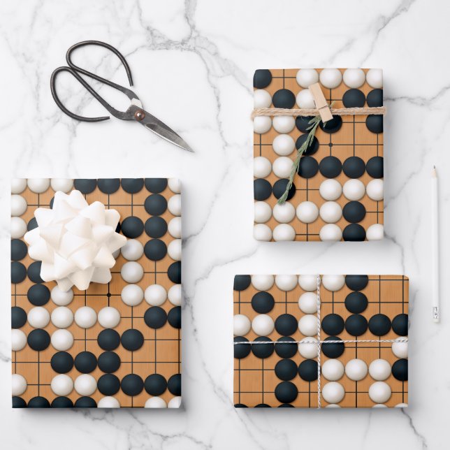 Feuille De Papier Cadeau Formes Nakade (Recto)