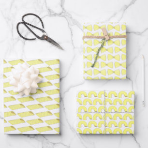 Feuille De Papier Cadeau Formes Penne Bowtie Elbow Macaroni