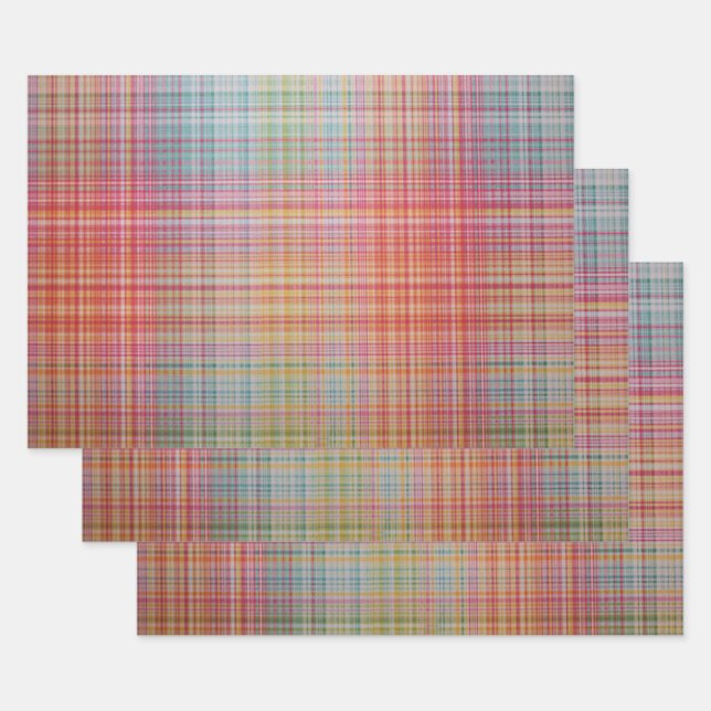 Feuille De Papier Cadeau Fou pour Plaid (Lot)