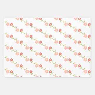 Feuille De Papier Cadeau Fresh Floral wrapping sheets 