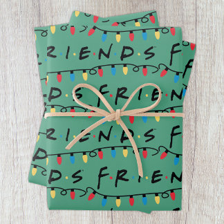 Feuille De Papier Cadeau FRIENDS™ | Guirlandes de Noël Logo