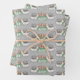 Feuille De Papier Cadeau FRIENDS™ Logo aquarelle Central Perk