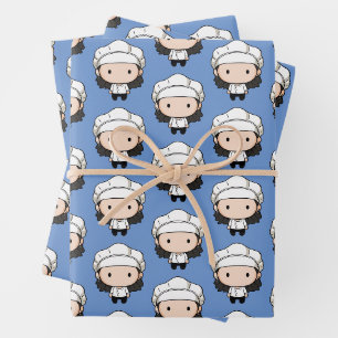 Feuille De Papier Cadeau FRIENDS™ Monica Chibi