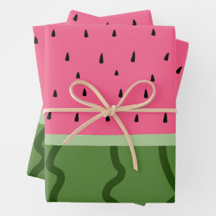 Feuille De Papier Cadeau Fruit Watermelon