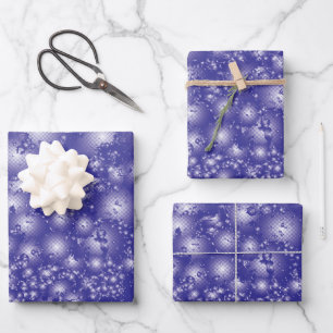 Feuille De Papier Cadeau Fun PURPLE Abstrait Encre Super motif Splash