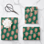 Feuille De Papier Cadeau Funny Face Green Custom Photo Birthday<br><div class="desc">Add laughter and personality to your gifts and celebrations with Funny Face Custom Tissue Paper. Featuring a repeated print of your chosen face or object, this wrapping detail instantly turns any present into a memorable moment. Perfect for birthdays, weddings, bachelorette parties, baby showers, graduations, and funny surprise gifts. How to...</div>