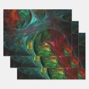 Feuille De Papier Cadeau Genesis Nova Art Abstrait