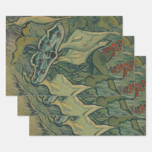 Feuille De Papier Cadeau Giant Peacock Moth (1889) par Vincent van Gogh
