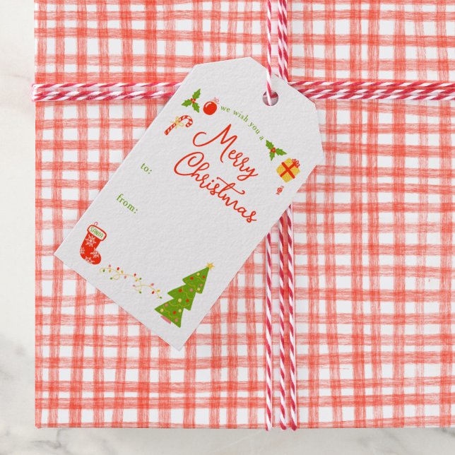Feuille De Papier Cadeau Gingham Hand-Drawn Modern Cute Red White Preppy (Gingham Hand-Drawn Modern Cute Red White Preppy Wrapping Paper Sheets
)