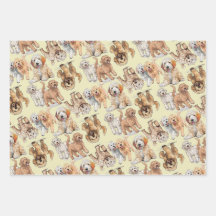 Goldendoodle mignon chien Motif