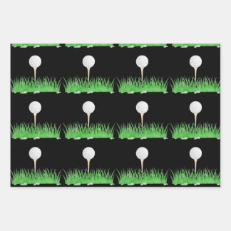 Feuille De Papier Cadeau Golf Pattern Wrapping Paper