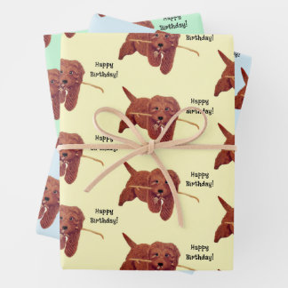 Feuille De Papier Cadeau Gorgeous Golden Doodle