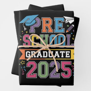 Feuille De Papier Cadeau Graduate préscolaire 2025 Graduation Pré K School