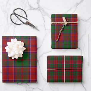 Feuille De Papier Cadeau Grant Clan Tartan Scottish Plaid