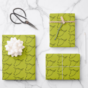 Feuille De Papier Cadeau Grinch T-Shirt Machine Méchant