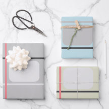 Gris Bleu Beige Gris Carte de signature