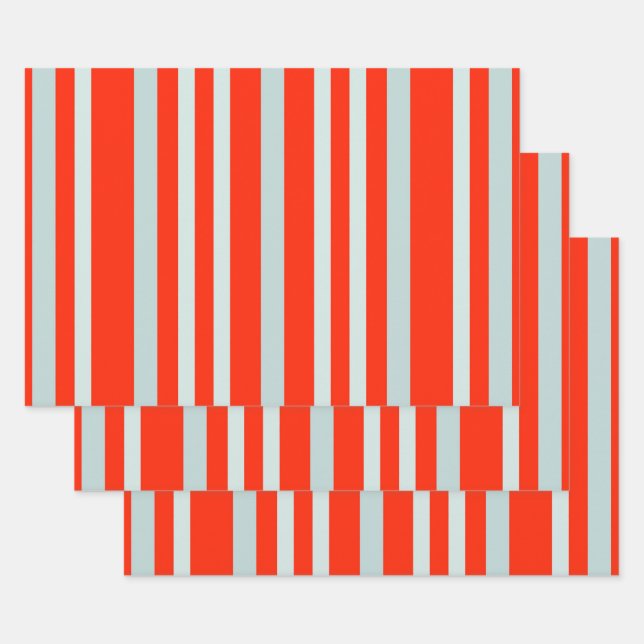 Feuille De Papier Cadeau Gris Gris Gris Gris Gris Gris Rouge (Lot)