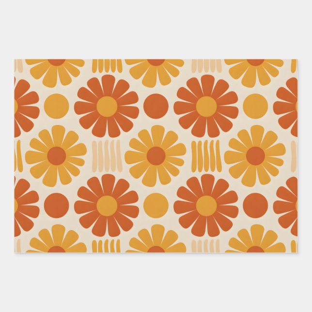 Feuille De Papier Cadeau Groovy Garden (Devant)