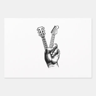 Feuille De Papier Cadeau Guitar Lover Say Hi Guitar