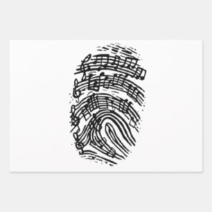 Feuille De Papier Cadeau Guitare Lover Staves Guitar Cadeau,