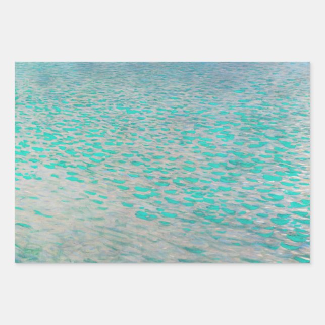 Feuille De Papier Cadeau Gustav Klimt - Attersee (Devant)