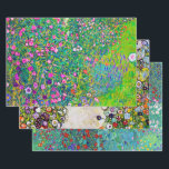 Feuille De Papier Cadeau Gustav Klimt, Jardin Fleur<br><div class="desc">Gustav Klimt (14 juillet 1862 - 6 février 1918) était un peintre symboliste autrichien et l'un des membres les plus importants du mouvement de sécession de Vienne. Klimt est réputé pour ses peintures, ses peintures murales, ses croquis et autres objets d'art. En plus de ses oeuvres figuratives, qui comprennent des...</div>