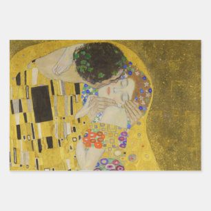 Feuille De Papier Cadeau Gustav Klimt - Le baiser