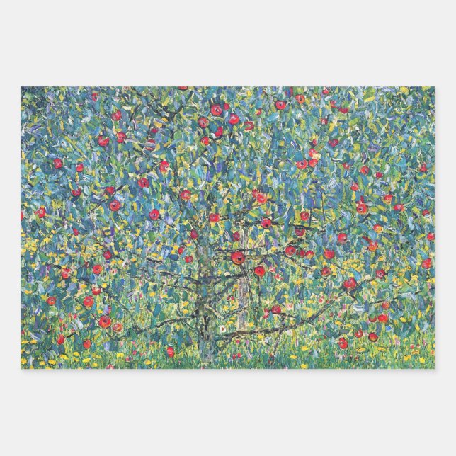 Feuille De Papier Cadeau Gustav Klimt - Pommier (Devant)