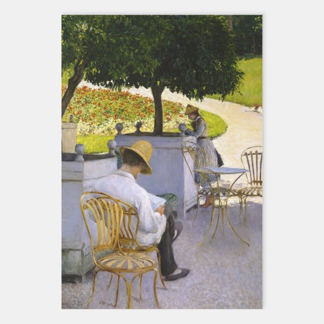 Feuille De Papier Cadeau Gustave Caillebotte - Les Orangers (Créateur téléchargé)