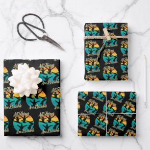 Feuille De Papier Cadeau Gymnastique Féminine - Tout est Possible