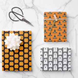 Feuille De Papier Cadeau Halloween