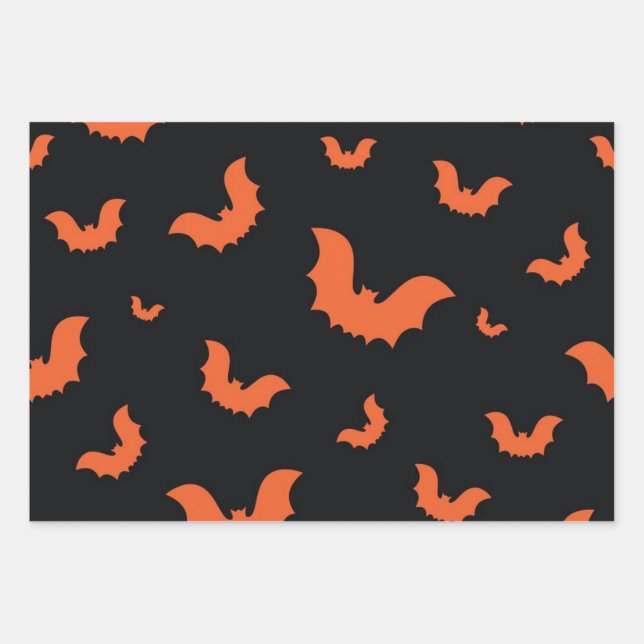 Feuille De Papier Cadeau Halloween (Devant)