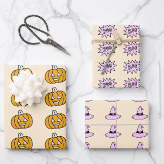 Feuille De Papier Cadeau Halloween super mignonne