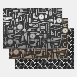 Feuille De Papier Cadeau Handyman Tools, collection