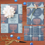 Feuille De Papier Cadeau Hanoukka Rustique Menorah mignon Festif Pour Les E<br><div class="desc">Créez votre propre assortiment de feuilles papier Happy Hanoukka personnalisées avec ces mignons motifs festifs avec un menorah rustique en faux bois et votre texte personnalisé. Parfait pour les enfants - et les adultes aussi ! - chaque modèle de texte peut être édité séparément afin que vous puissiez customiser un...</div>