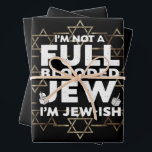 Feuille De Papier Cadeau Hanukkah Pas Juif De Sang Pur Juif Chanukah<br><div class="desc">Hanukkah Pas Juif De Sang Pur Juif Chanukah</div>
