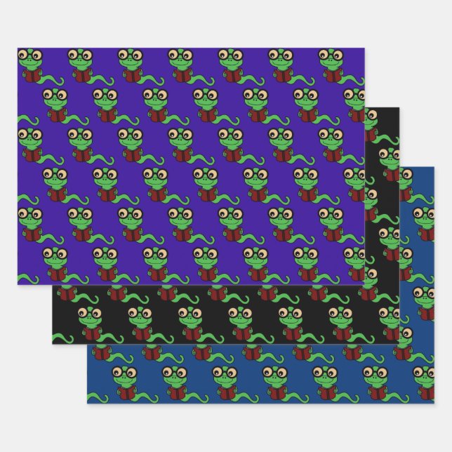 Feuille De Papier Cadeau Happy Bookworm Collection (Lot)