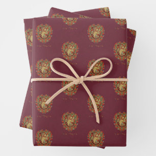Feuille De Papier Cadeau HARRY POTTER™   Crête GRYFFINDOR™