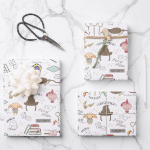Feuille De Papier Cadeau HARRY POTTER™ Motif Magique Minuscule