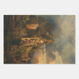 Feuille De Papier Cadeau Haunted House (par Thomas Moran)