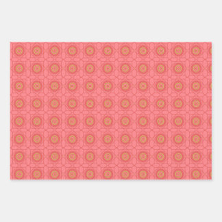 Feuille De Papier Cadeau Havana Nights Cubain Caraïbes Coral Carrelage Moti