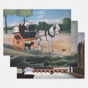 Feuille De Papier Cadeau Henri Rousseau - Sélection de chefs-d'oeuvre