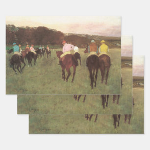 Feuille De Papier Cadeau Hippocampe à Longchamp par Edgar Degas