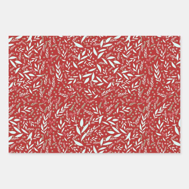 Feuille De Papier Cadeau ho ho Holidays wrapping paper (Devant)