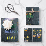 Feuille De Papier Cadeau Hors de ce monde l'anniversaire de enfant d'aventu<br><div class="desc">De ce monde l'aventure des enfants objet. Coloré et super mignon. Nom,  adresse modifiable.</div>