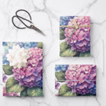 Feuille De Papier Cadeau hortensia fleurs d'été floral jardin botanique<br><div class="desc">hortensia fleurs d'été floral conception jardin botanique.</div>