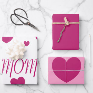 Feuille De Papier Cadeau I Heart MOM