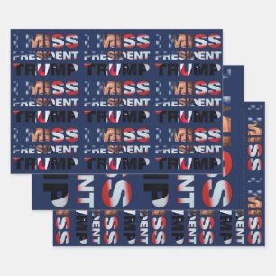 Feuille De Papier Cadeau I Miss Président Trump