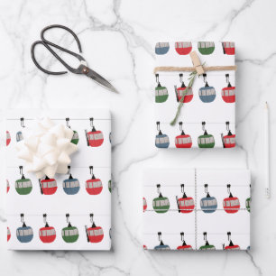 Feuille De Papier Cadeau Illustration de la remontée mécanique