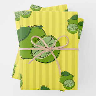 Feuille De Papier Cadeau Illustration Limes